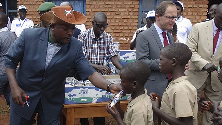 School milk in Burundi