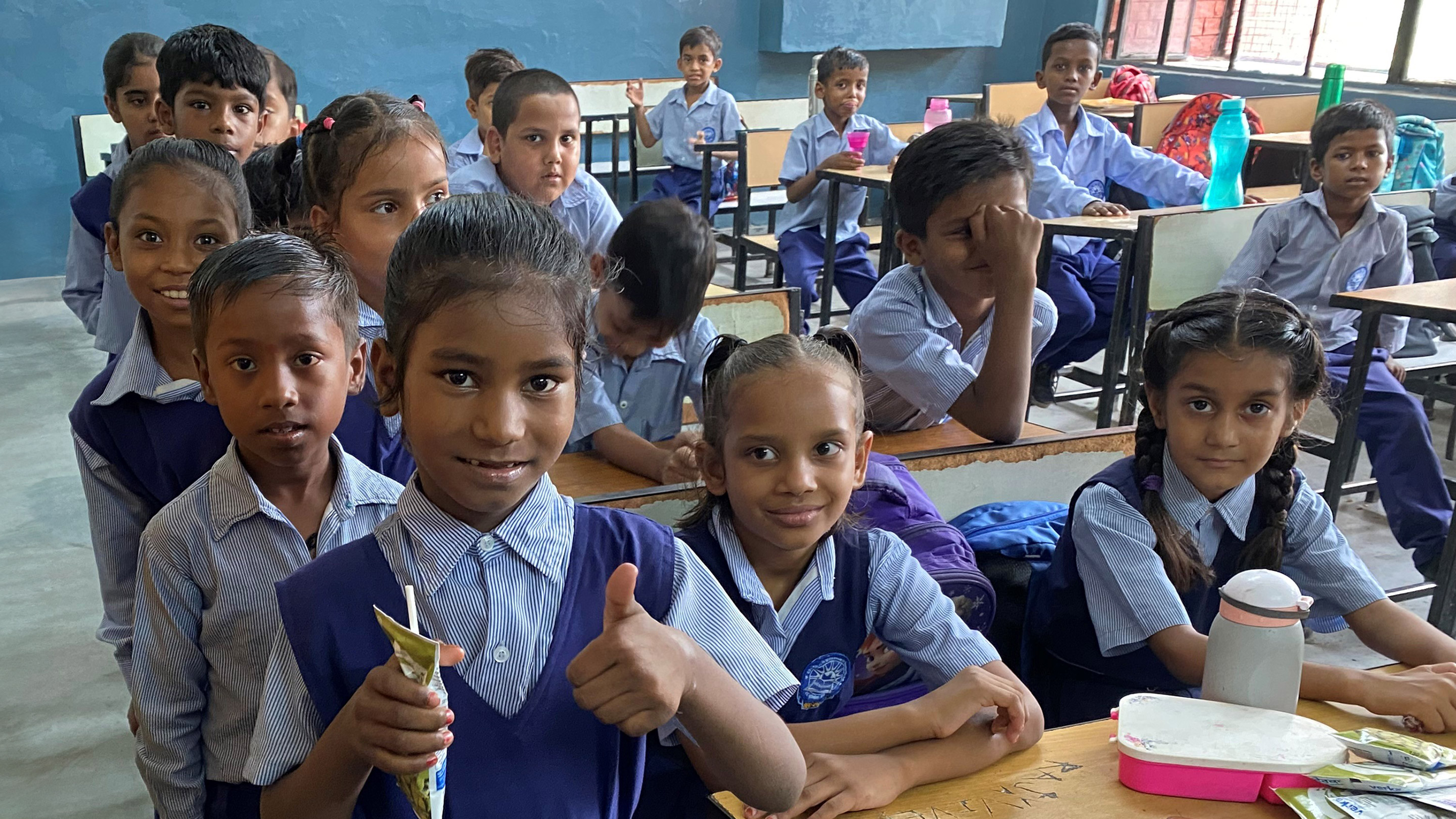School children in India